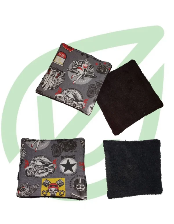 Lot de 7 lingettes modèle US Motoclub