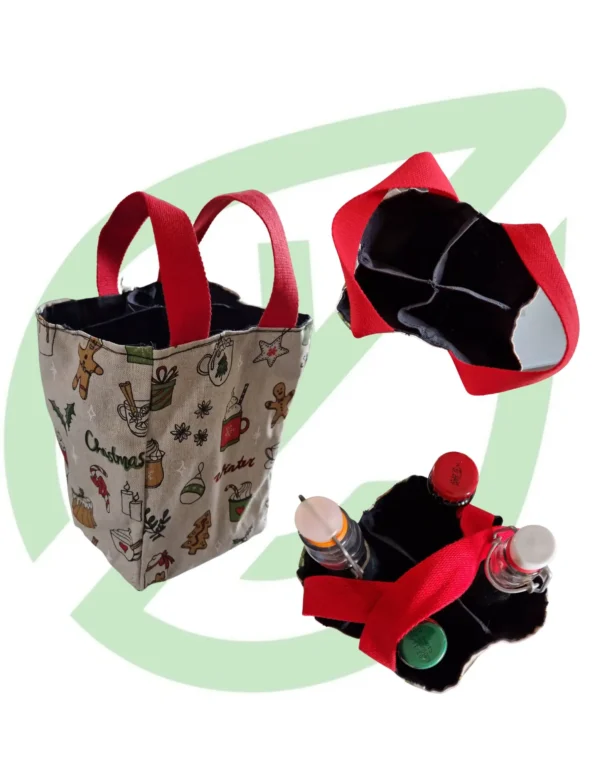 Modèle Petites gourmandises de Noël - 4 bouteilles